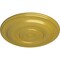 Ekena Millwork Niobe Ceiling Medallion (Fits Canopies up to 8 5/8"), Hand-Painted Rich Gold, 18"OD x 1 1/2"P CM18NIRGS - alternate 2